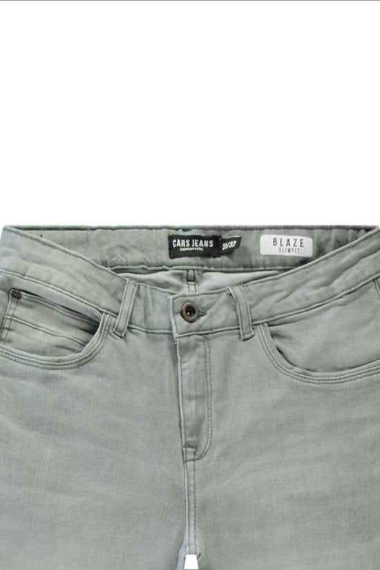 Cars Jeans Blaze Slim Fit Jeans - Gris usagé - Taille 40