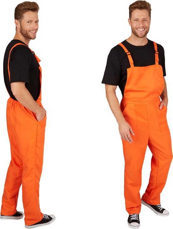 dressforfun - Pantalon de jardin orange S - déguisement costume halloween déguisement carnaval déguisement carnaval déguisement carnaval - 301474