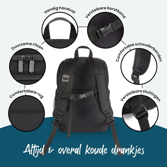 Sac à dos cool - Sac à dos cool 28L - Sac à dos cool - Sac à dos cool - Noir - Sunflake
