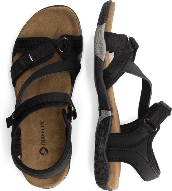 Travelin' Helsem Ladies - Sandales de marche - Noir
