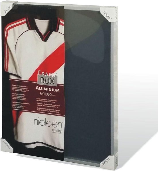 Frame Box, Cadre pour T-shirt, 60x80 cm, Argenté