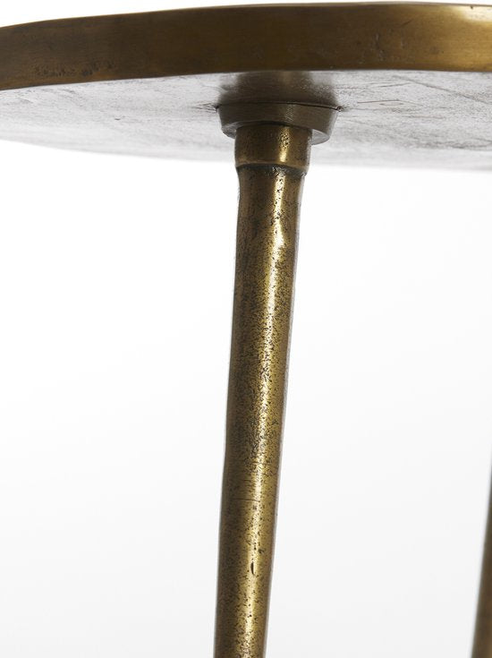 Light & Living - Table d'appoint LIENZ - 80x60x36cm - Bronze
