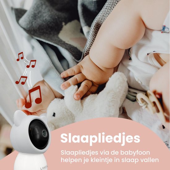 Lakoo BabyGuard Baby Monitor - avec caméra et application - 1080 PH - Baby monitor