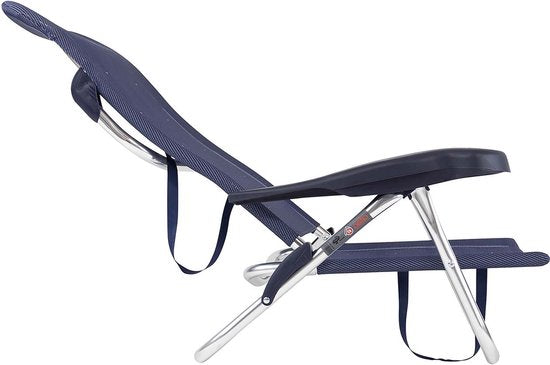 Crespo - Chaise de plage - AL/221 - Bleu foncé