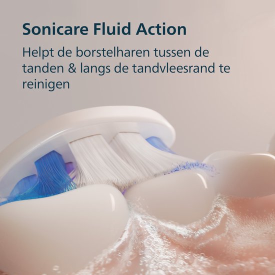 Philips Sonicare 6500 Series - Brosse à dents électrique - Noir - Étui de voyage - Dents sensibles - HX7411/02