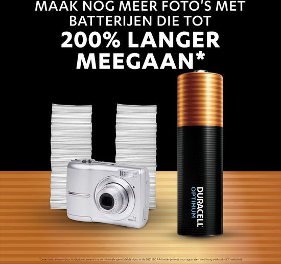 Duracell Optimum AA - piles alcalines - 1,5V, LR6 - 5 pièces