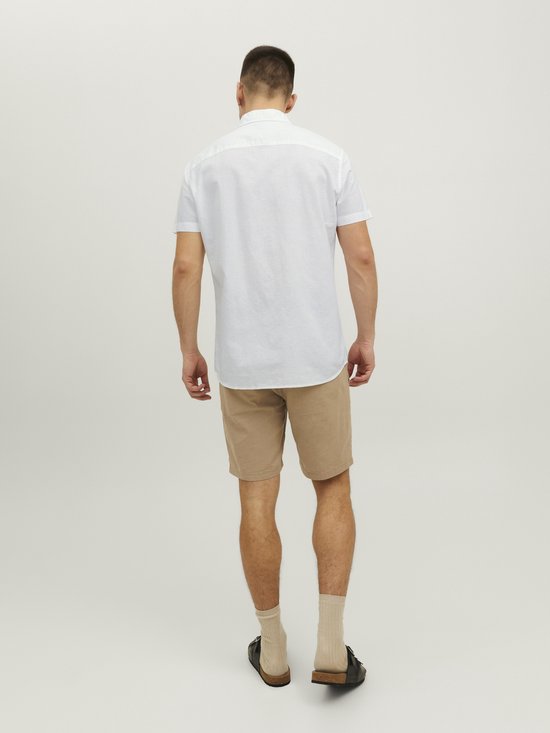Jack & Jones - Chemises Hommes Manches courtes d'été - Blanc - Taille XXL