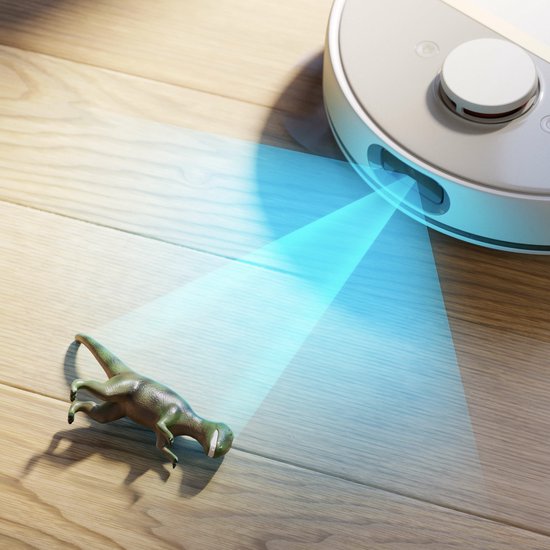 Philips HomeRun Aqua 7000 Series XU7100/02 - Aspirateur robot avec fonction de nettoyage - Station de charge incluse - Blanc/Or - App Connected