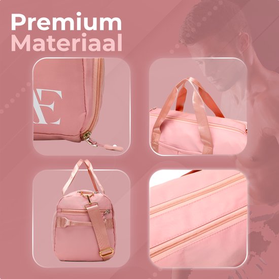 Aramae® - Sac de sport pour dames - Sac de sport pour dames - Petit sac de sport - Sac de week-end - Sac de voyage - Rose