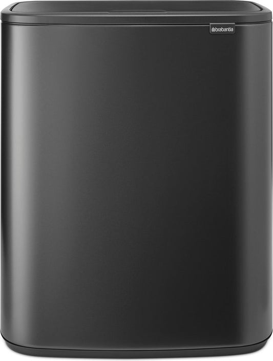 Brabantia Bo Touch Bin Poubelle - 1 compartiment - 60 litres - Confident Grey