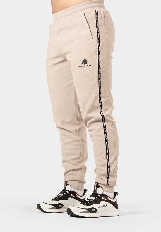Gorilla Wear Harvey Pantalon d'entraînement - Beige - M