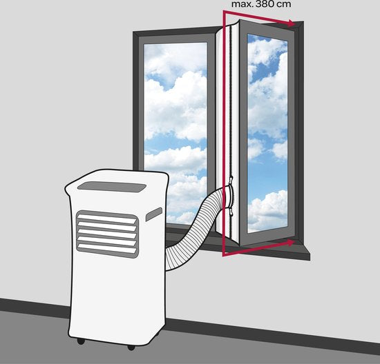 Climatiseur mobile Inventum AC901 - Fonction 3 en 1 - Jusqu'à 80 m3 - 9000 BTU - Blanc