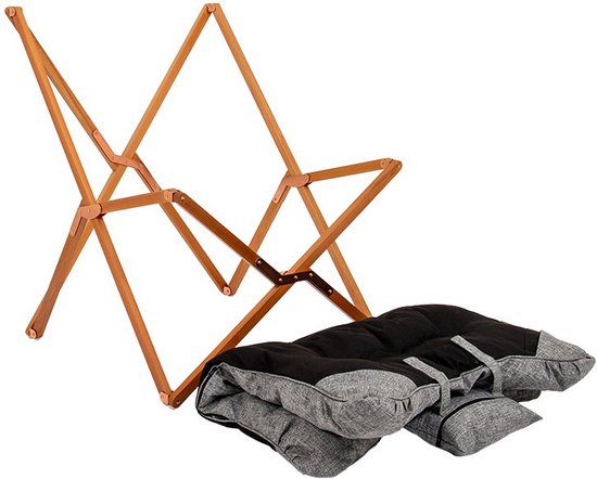 Bo-Camp - Urban Outdoor - Fauteuil relax - Bloomsbury Comfort - Gris