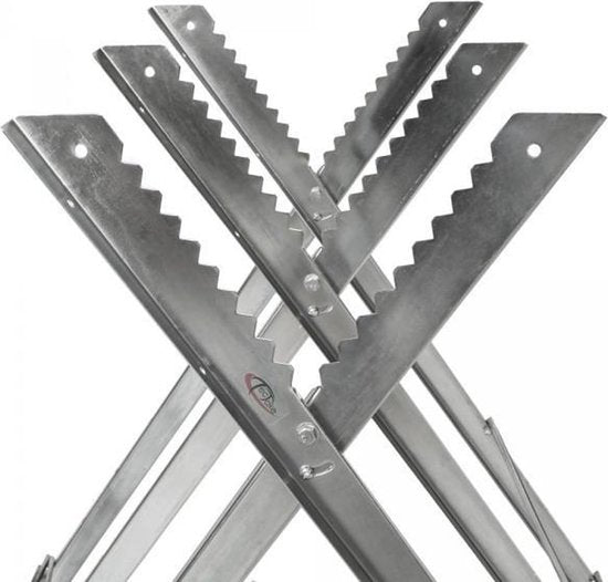 Haushalt Metal Saw Stand - Adjustable - 79.5 x 78 x 85 CM - Metal colour