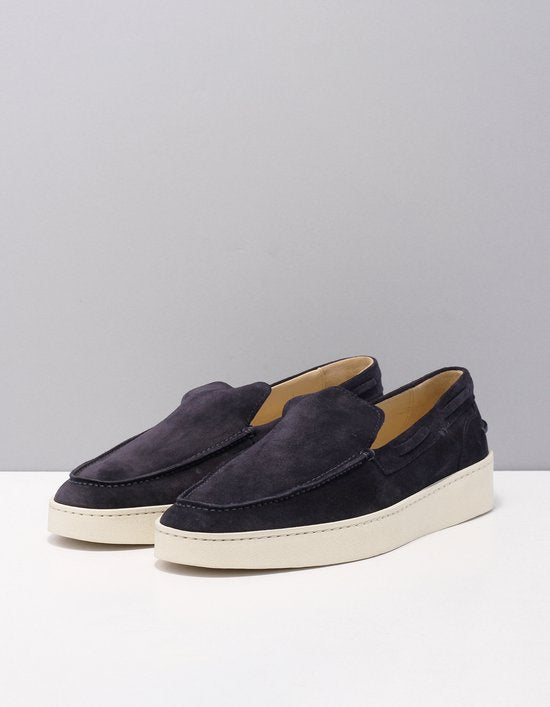 Greve 2301 mocassins hommes bleu 2948 profondo suede 43.5 (9+)