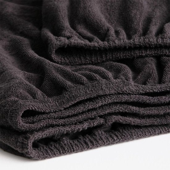Cinderella Drap-housse à une pièce - éponge - jusqu'à 15 cm - 160x200/210 - Anthracite