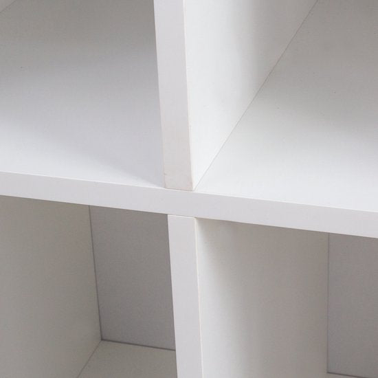 Meuble à disques vinyle - rangement disques lp - meuble tourne-disques - blanc