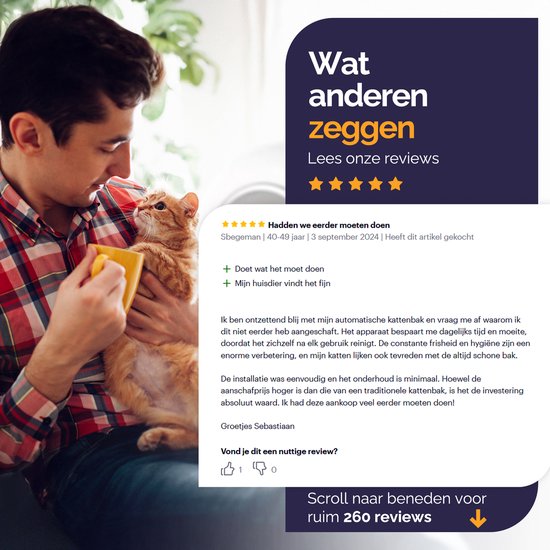 Quadruped Fresh 2 - Bac à litière automatique autonettoyant - contrôlé par application - 65L - avec tapis et 3 rouleaux de sacs de collecte