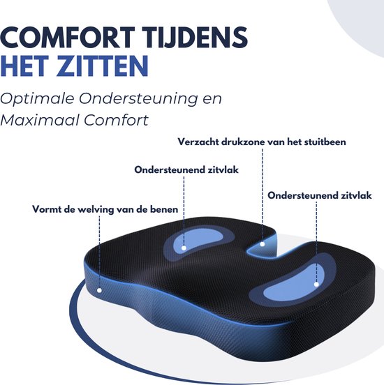 Softsie Seat Cushion Orthopaedic and Ergonomic - Bounce Cushion - Seat Cushions - Wedge Cushion - Car - Seat Cushion