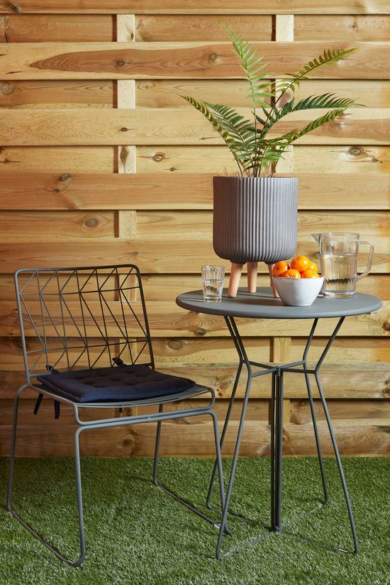 Collection In The Mood Coussin Bistro Tivoli - L40 x B40 cm - Bleu foncé