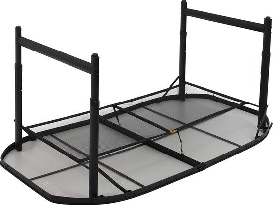 Bo-Camp - Industriel - Table - Northgate - Ovale - Modèle valise - 150x80 cm