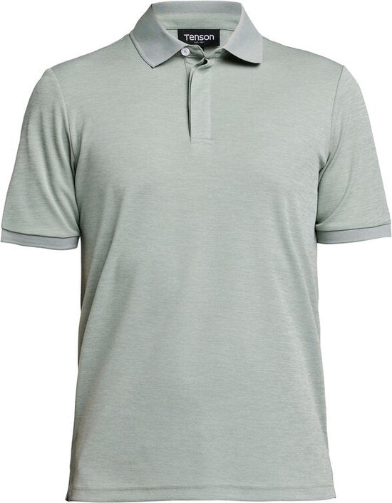 Tenson TXlite Melange Polo 465018060 - Gris-vert - 3XL