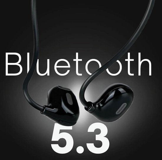 Écouteurs à conduction osseuse Grundig - Écouteurs Bluetooth avec 5 heures d'autonomie - Écouteurs sans fil pour la musique et les appels mains libres - Câble de chargement USB-C inclus.
