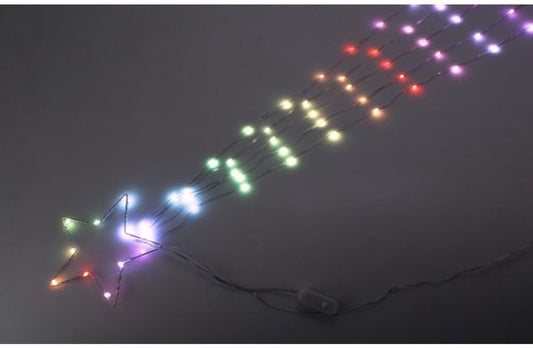 Étoile de Noël Lifetime RGB Étoile de Noël 220 V 119 cm Plastique LED RGB