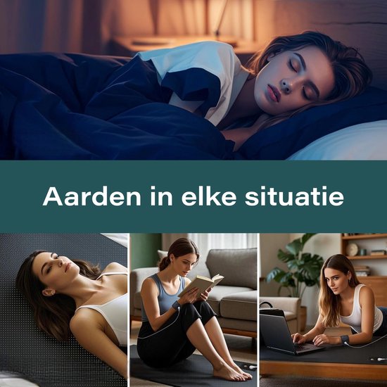 Tapis de mise à la terre XL doux et soyeux - Earthing - Grounding Mat