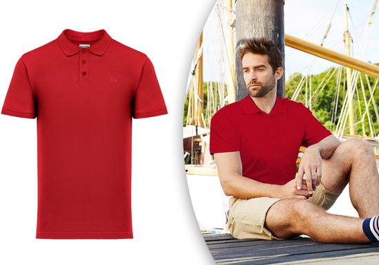 Milanoro - Polo élégant pour homme - bleu roi - M