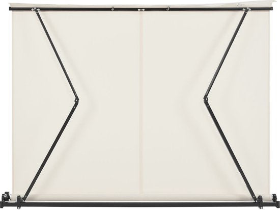 Auvent - 300 x 250 cm - Beige - Matériel de fixation inclus