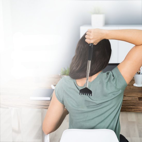 Massagerr® Head & Back Scratcher Set - 5-in-1 Back Scratcher with 5 attachments - Head Scratcher with 20 Fingers - Back Massage - Ultimate Scratching Feeling - Massage