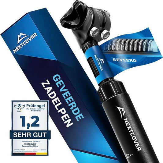 NEXTCOVER® Suspension Seatpost - The original - Tige de selle 30.9mm de diamètre et technologie [Comfort-Spring] - Tige de selle avec suspension Noir