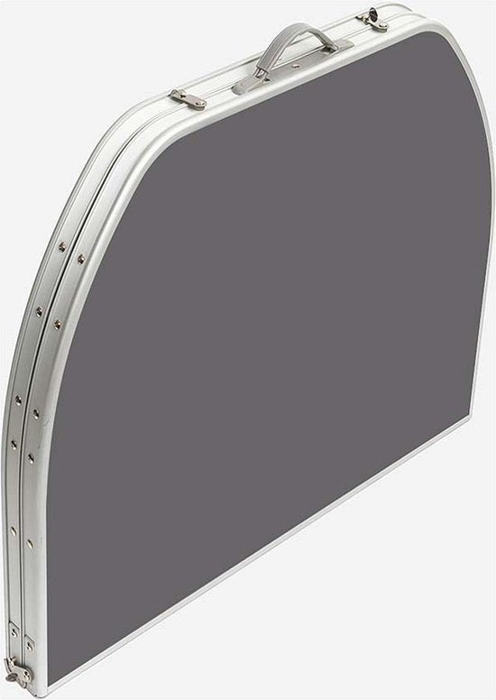 Bo-Camp - Table - Ovale - Modèle valise - 120x80 cm