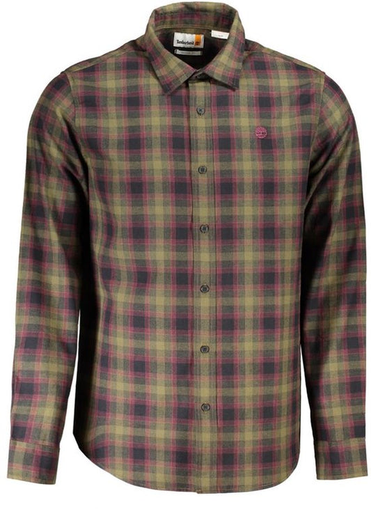 Timberland - Chemise à manches longues en coton vert