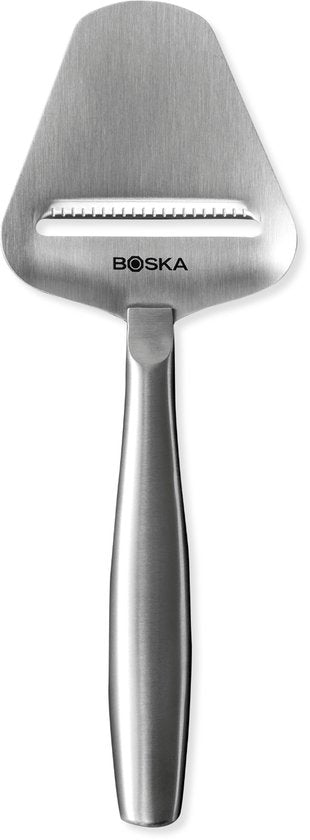 Boska Cheese Slicer Copenhagen - Tranche fromage à pâte dure - Tranche fromage pour vieux fromage - Résiste au lave-vaisselle - Tranche fromage multifonctionnel - acier inoxydable - 220 x 74 x 20 mm - Ustensiles de cuisine - Accessoires de cuisine - Garan