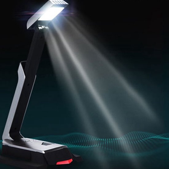 Kotion Each USB Microphone for PC - Avec fonction lampe et support pour casque d'écoute