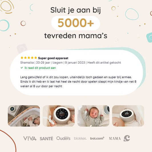 Numsy Mini Machine à Bruit Blanc Bébé - Machine à bruit blanc