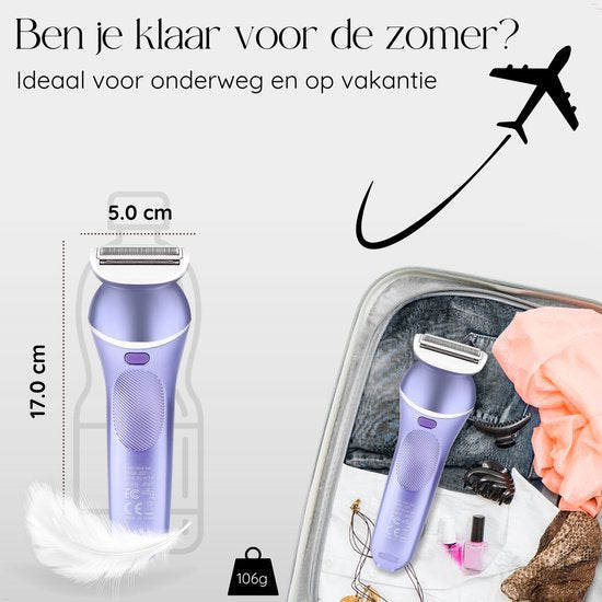 Sansbeauté® 7 in 1 Ladyshaves for Women - Face - Underarms - Legs - Epilator - Trimmer for Women & Ladies - Bikini trimmer Ladies - Shaver Woman
