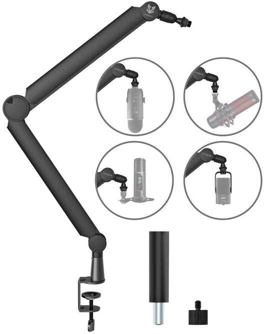 Sensic SA 30 Bras de microphone sans microphone - Support de microphone - Bras de perche - Standard - Avec élévation de 15cm