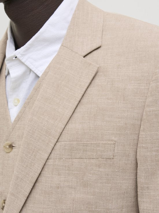 Jack & Jones Premium Blazer avec rangée de boutons unique JPRRIVIERA Slim Fit Blazer