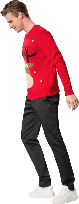 Dressforfun Pull de Noël sympathique renne XXL - déguisement halloween déguisement carnaval déguisement carnaval déguisement carnaval déguisement carnaval - 303394