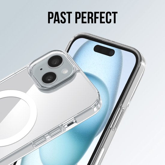 Podec Magsafe Case Suitable for iPhone 15 Plus - With 3x Screen Protector + 3x Camera Protector - Magnetic with Ring Transparent - Phone Case Transparent Case