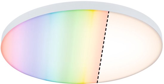 Panneau LED Smart Home Zigbee 3.0 Loria rond 400mm 22W 2000lm RGBW Blanc dimmable