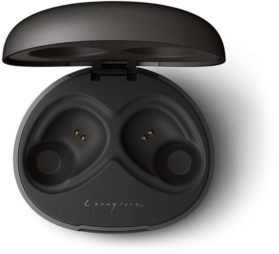 KEF - MU3 - Ecouteurs sans fil à annulation de bruit - Gris anthracite