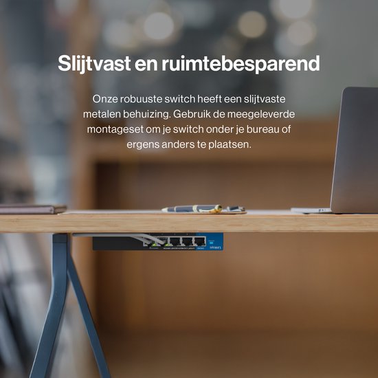 Linksys LN2305P - Commutateur réseau - PoE+ non géré - 2500 Mbps - 5 ports