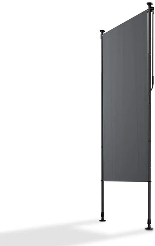 Parasol vertical Barbados Juskys - 100x310 cm - Gris