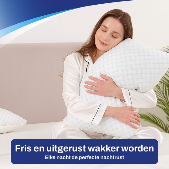Oreiller réglable Sleeptight - 70 x 50 x 16 cm - Oreiller ergonomique en mousse à mémoire de forme pour les dormeurs latéraux