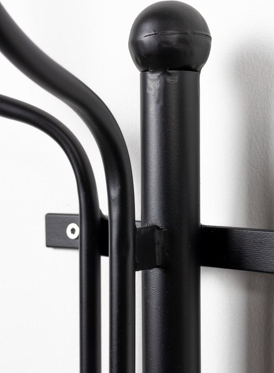 Feliz Lifestyle Porte-manteau mural Ran en métal noir