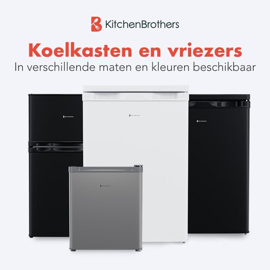 KitchenBrothers Réfrigérateur - 127L - Blanc